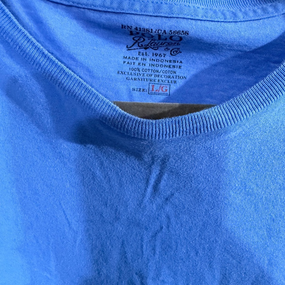 Blue Men's Polo Ralph Lauren Tshirt